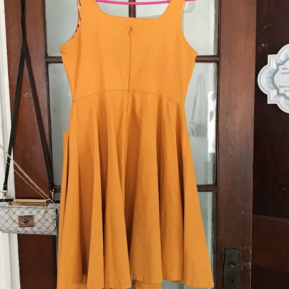 Tulle | Dresses | 98 Vintage Mustard Yellow Dress | Poshmark